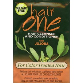 Hair One Cleanser and Conditioner for Dry Hair with Jojoba Oil 3 Fl Oz