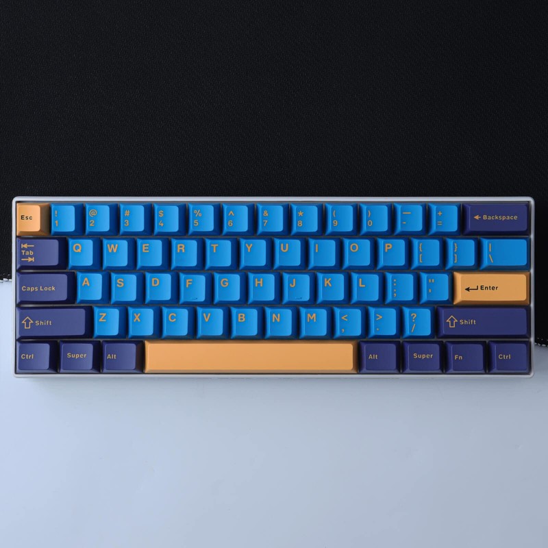 PBT Keycaps 172 Keys Double-Shot Keycaps Custom Keycaps with 7U