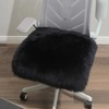 Pinbola Genuine Australian Sheepskin Wheelchair Cushion Comfortable Fluffy Wool Wheelchair