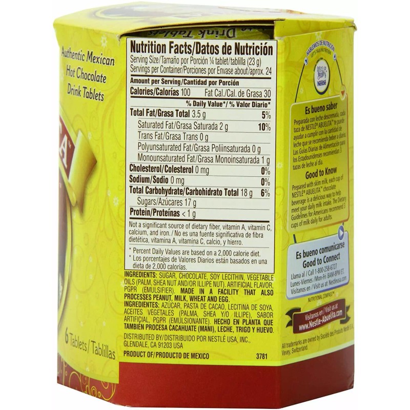 Unknown Nestle Mexican Chocolate Abuelita Drink Mix, 6 Tabs in
