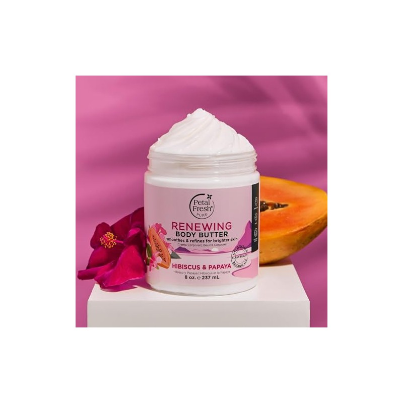 Petal Fresh Body Butter, Hibisco y Papaya, 8 onzas