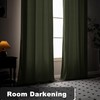Hiasan Room Darkening Velvet Curtains 96 Inches Length - Grommet