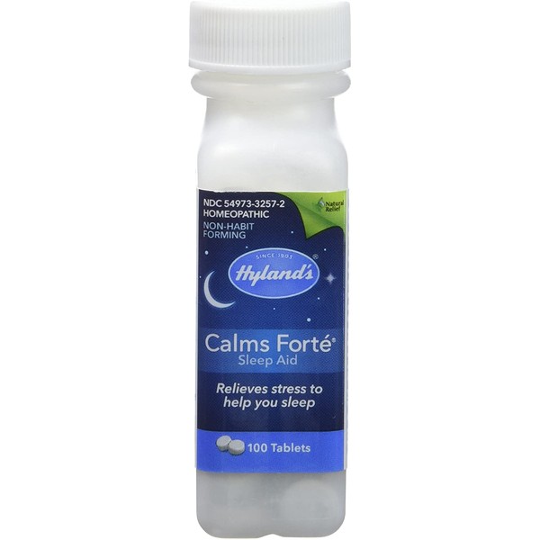 Hyland's Homeopathic Calms Forte Sleep Aid Tablets, 100 Count