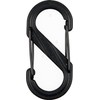 Nite Ize SBP2-03-01BG S-Biner Plastic Size-2 Double Gated Carabiner, Black