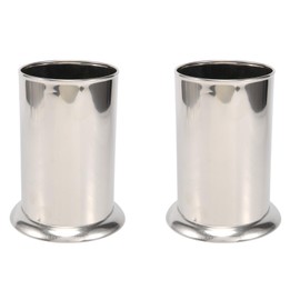 Hopbucan 2 x Stainless Steel Straw Holder, Attachment Straw, Cutlery Organiser, Forks, Chopsticks Storage