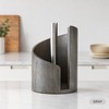 Wooden Paper Towel Holder for Countertops – Mountain-Shaped Solid Wood