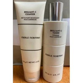 Merle Norman BRILLIANT C   CLEANSER & TONER DUO....NEW