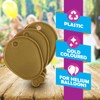 SOL SOL 24pk Helium Balloon Weights - Gold Plastic Party