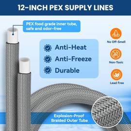 Uiyofok 595916 Recirculating Hot Water Pump Comfort System 25 Watts,Programmable Timer for Tank Water Heaters,Instant Hot Water,Easy Install,Entire Kit Included,Durable Chromed Brass Valve