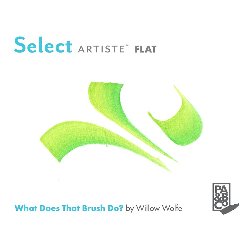 Princeton Select Artiste Flat Shader Brush, Synthetic, Short Handle, Size