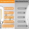 E12 Candelabra Edison Bulbs 60 Watt Equivalent, T6 6W Dimmable