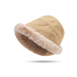 YAMEE Winter Hat for Women Plush Warm Beanie Winter for Women Cold Protection Protect Ears Fishing Hat Women's Fashionable Cute Bucket Hat Women's Foldable Windproof for Camping Beach Outdoor Sports,