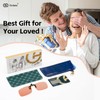 Goiteia FL-Rose Migraine Clip on Glasses-Amber Clip-on Blue Light Blocking