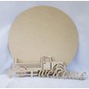 Interchangeable Truck Cutout Unfinished Wood Home Decor Holiday Door Hanger