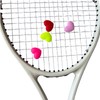 VANTOBEST 4Pcs Tennis Vibration Dampener Heart Silicone Racket Shock Absorber