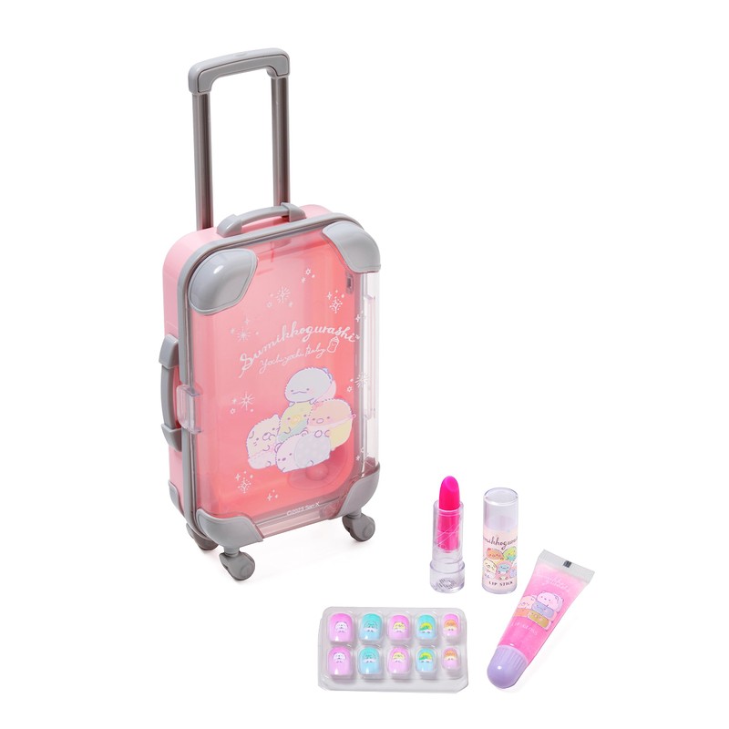 Wraith Sumikko Gurashi 230706 Mini Carry Case Makeup Set, Pink