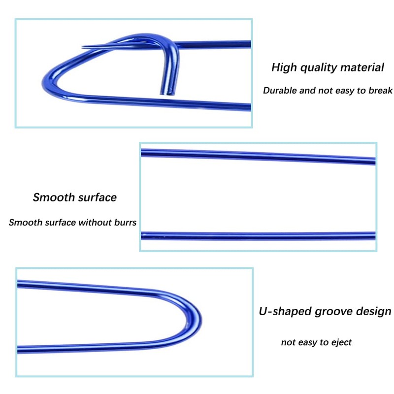 Stitch Holder, 4 Pcs Aluminum Crochet Knitting Needle Stitch Holder