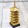 5-storied pagoda, red figure, total length 6.7 inches (17 cm)