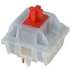 GATERON KS-3X1 Milky Red Linear Keyboard Switches, Full Milky Through-Hole