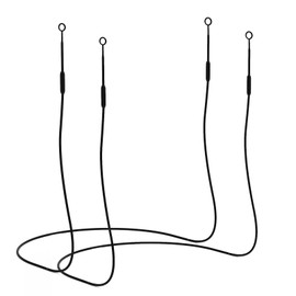 Earplug Lanyard [2 pcs] with Magnetic Tug-Resistant Safety Cord, Flexible Silicone Lanyard with Most Earplugs with Removable Tips Compatible