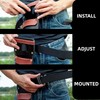 Archery Leather Pocket Arrow Quiver, Portable 8 to10 Arrows Holder