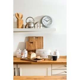 Premier Housewares Charm Coffee Canister, White