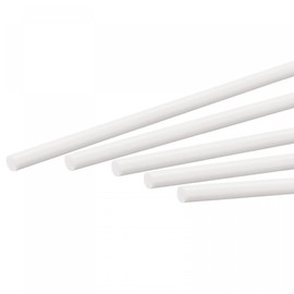 sourcing map ABS Plastic Rod Round Solid White Bar 3mmx250mm for DIY Model Material, Architectural Model Making, DIY Sand Table, Pack of 5