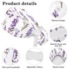 IROLSKDNFH Adjustable Working Caps with Button Cute Lavender Purple Pattern