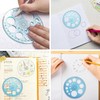 Circle Stencil Template Drawing Stencil Plastic Templates Measuring Round Hole