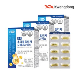 Guangdong Supercritical rTG Altige Omega3 Max 6-month supply, 4 types of functionality / 광동 초임계 rTG 알티지 오메가3 맥스 6개월분 4종기능성