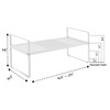DPZM 16.5-27’’L 2Pack Expandable Kitchen Counter Shelf, Stackable Shelves for