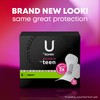U by Kotex Balance Teen Ultra Thin Pads with Wings,