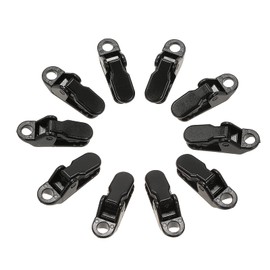 Pack of 10 Awning Clamp Tarp Clips Snap Hangers Tent Camping Tighten Tool