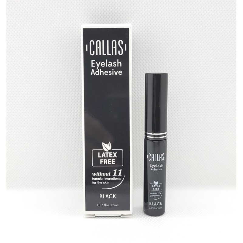 CALLAS EYELASH ADHESIVE, BLACK(LATEX FREE), 0.17 OZ/5ML