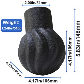 Landmine Attachment for Barbell, 1.24lbs/510g Thick T Bar Row Attachment Fits 2 Inch Olympic Bars, Durable Barbell Landmine Attachment for Push, Row, Spin, Split Squats Workout Home Gym Equipment