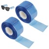 400 Pieces Glasses Temple Covers, Disposable Light Blue Glasses Temple