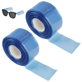 400 Pieces Glasses Temple Covers, Disposable Light Blue Glasses Temple Protectors, Long Glasses Protection for Arms, Glasses Leg Sleeves, Professional Glasses Temple Protection, Glasses, Legs Cover,