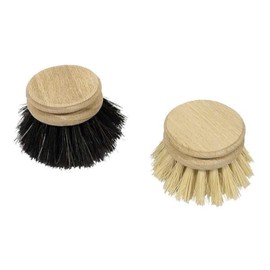 Valet Dishbrush Replacement Heads (Horse Hair & Plant Fibre)