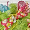 Easter Bunny Egg Wagon Wreath Handmade Deco Mesh