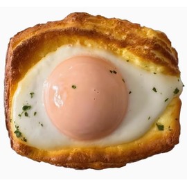 Speed Mao Food Model, Delicious Plump Fried Egg, Bread, Food Sample