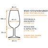 Final Touch ISO INAO Wine Tasting Glasses Set of 6