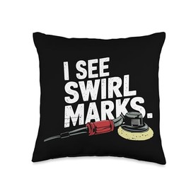 Auto Detailing Expert Car Cleaning Car Wash Car Detailer Throw Pillow