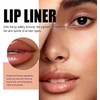 Peel off Matte Lip Stain, Lip Liner Tattoo, Long-Lasting Gloss,