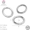 My-Bead Pack of 10 Binding Rings Closed Diameter 5 mm