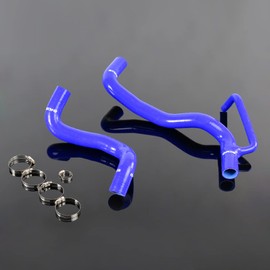 PIT66 Silicone Radiator Hose Kit,Compatible with 08-11 Scion XB T2B 1NZ/2ZR/2AZ-FE Blue with Clamps