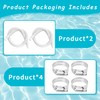 2 Pack 1-1/4 Inch x 3ft Foot Long White Above