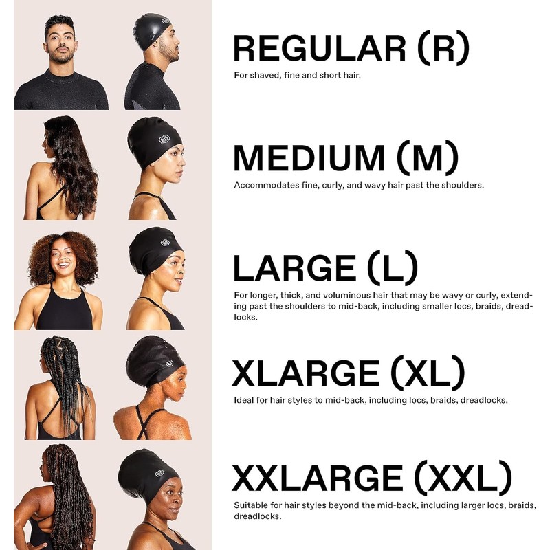 SOUL CAP – Large Swimming Cap for Long Hair -