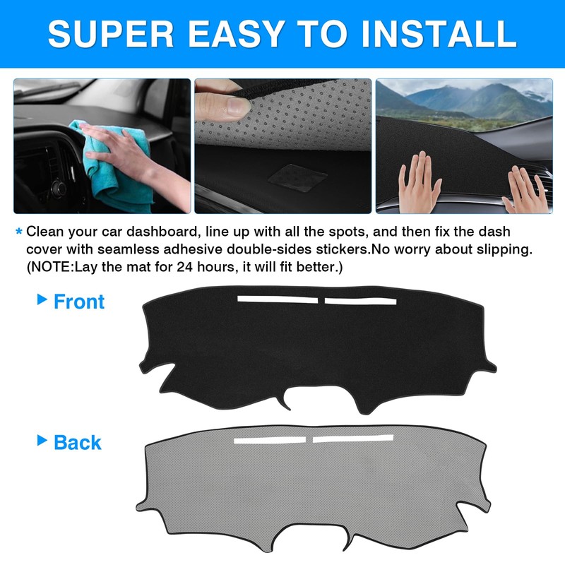 Autorder Dashboard Cover Mat for Acura TL 2004-2008 Accessories Dash