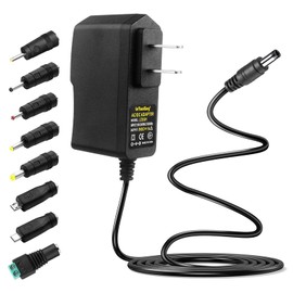 LeTaoXing 5V 1A Power Adapter Supply 5W AC DC 5 Volt 1000mA 6.6FT Cord