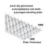 MOZCORN Truss Plates 3x6, 12 Pcs Pronged Truss Mending Plate